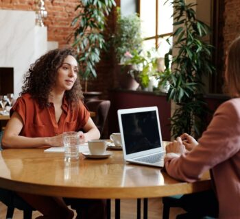 A renewable energy recruiter interviewing an ideal candidate