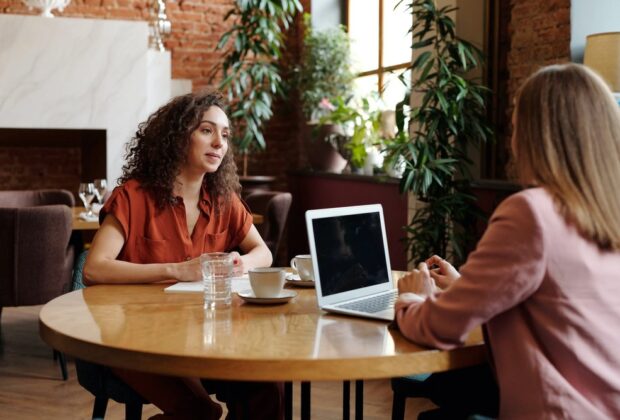 A renewable energy recruiter interviewing an ideal candidate