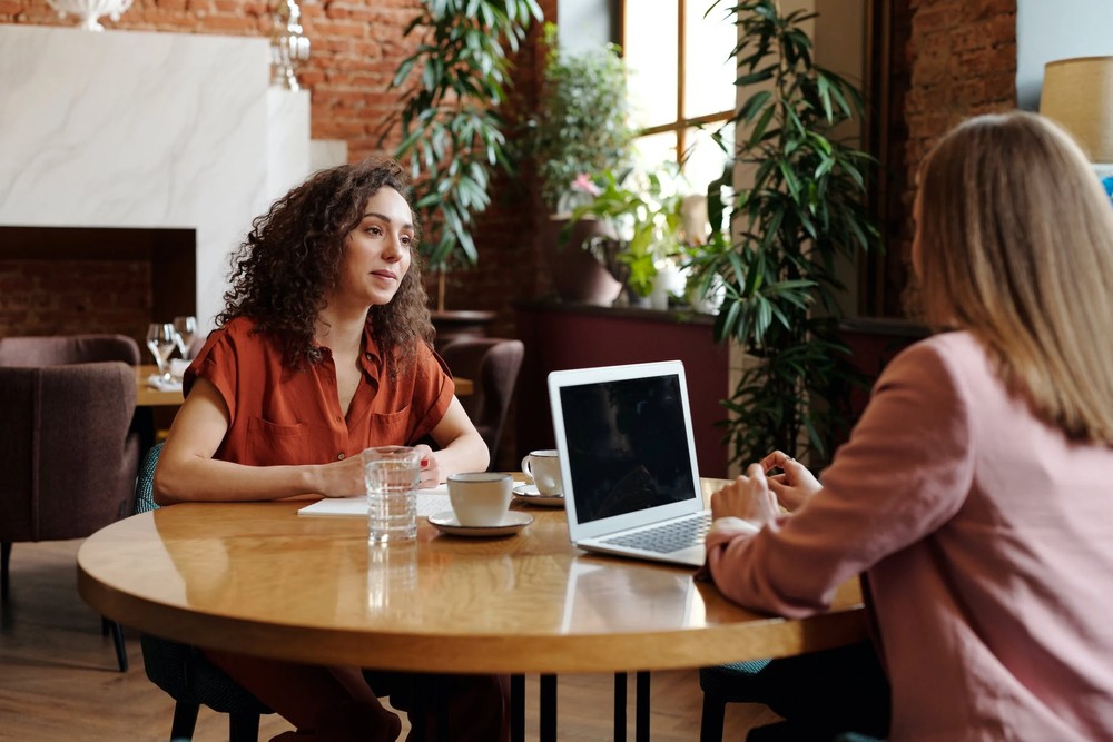 A renewable energy recruiter interviewing an ideal candidate